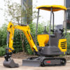 1.HY12D3-Mini-Excavator(1) HY12D3 sárga minikotró