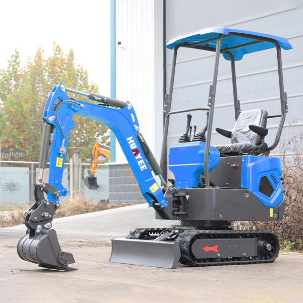 1.HY12M3-Mini-Excavator(1) HY12M3 kék minikotró