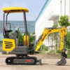 2.HY12D3-Mini-Excavator(1) HY12D3 sárga minikotró