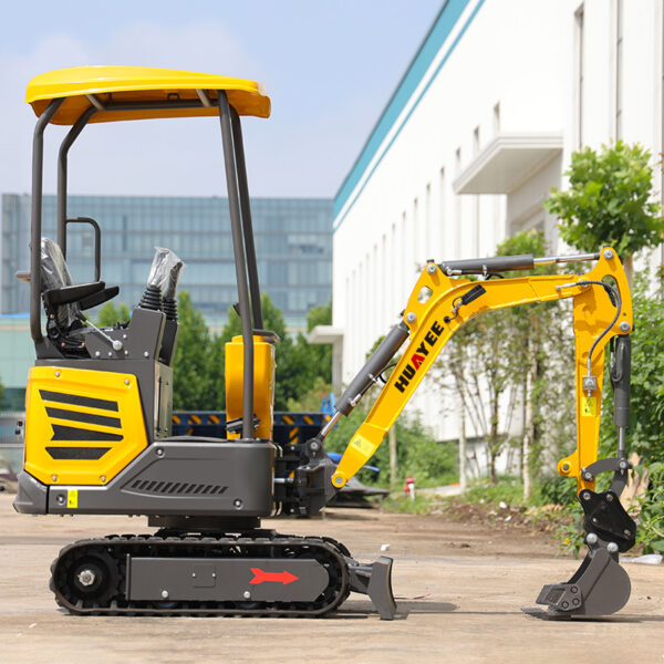 2.HY12D3-Mini-Excavator(1) HY12D3 sárga minikotró