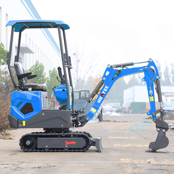 2.HY12M3-Mini-Excavator(1) HY12M3 kék minikotró