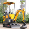 3.HY12D3-Mini-Excavator(1) HY12D3 sárga minikotró