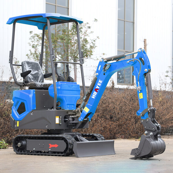 3.HY12M3-Mini-Excavator(1) HY12M3 kék minikotró