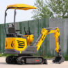 5.HY12D2-Mini-Excavator HY12D2 sárga minikotró