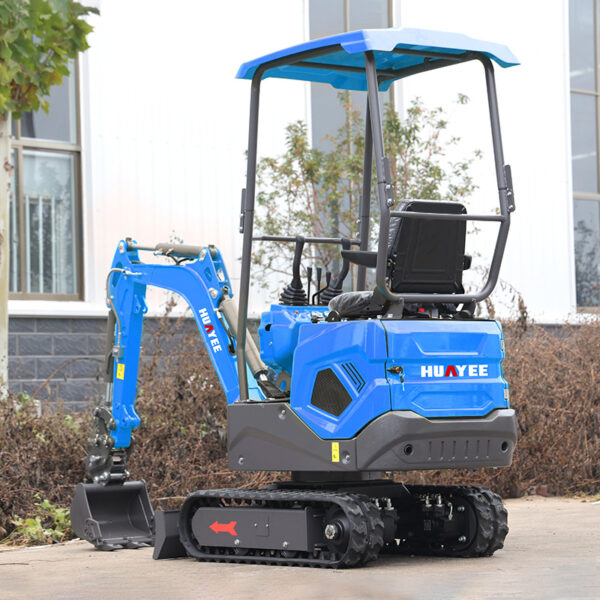 5.HY12M3-Mini-Excavator(1) HY12M3 kék minikotró