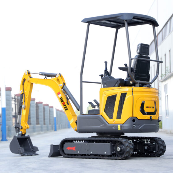 5.HY16D1-Mini-Excavator(1) HY16D1 sárga minikotró