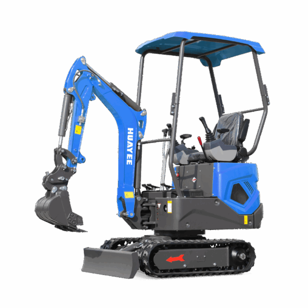 Mini Excavator-HY12M3 HY12M3 kék minikotró