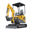 Mini-Excavator-HY16D1 HY16D1 sárga minikotró