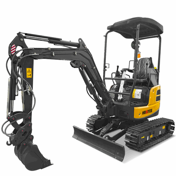 Mini Excavator-HY20F1 HY20F1 sárga-fekete minikotró